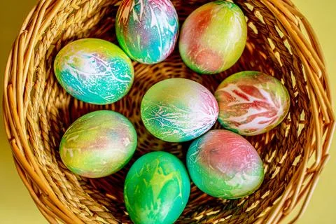 Easter eggs Stock Photos