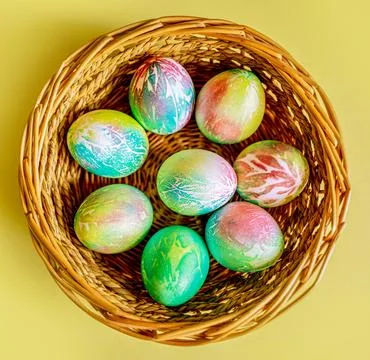 Easter eggs Stock Photos
