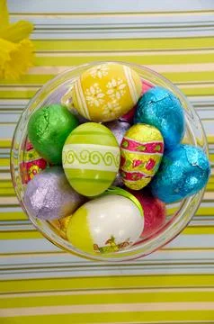 Easter eggs Stock Photos