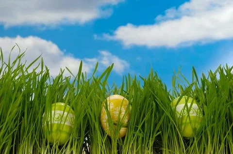 Easter eggs Stock Photos