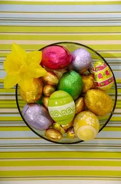 Easter eggs Stock Photos