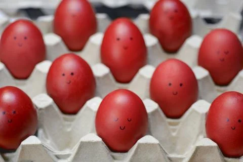 Easter eggs Stock Photos