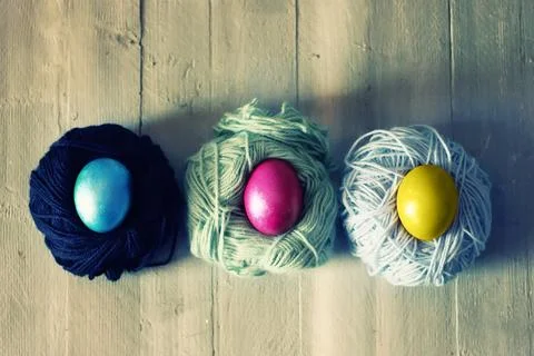 Easter eggs Stock Photos