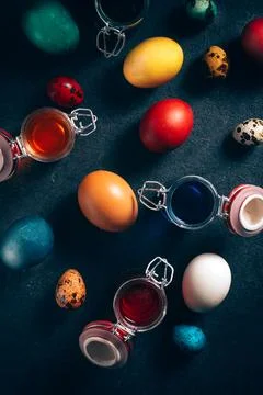 Easter eggs Stock Photos