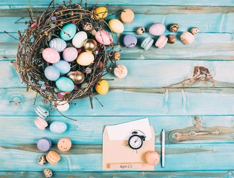 Easter eggs Stock Photos