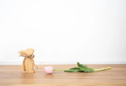 Easter eggs placed in a decorative nest, symbolizing spring celebration Foto stock