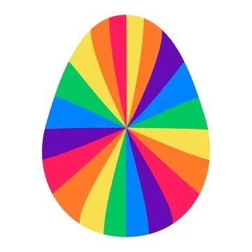 Easter eggs with retro groovy patterns in 60s 70s style set. Groovy hippie .. イラスト素材