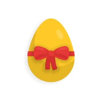 Easter eggs with ribbon vector illustration イラスト素材