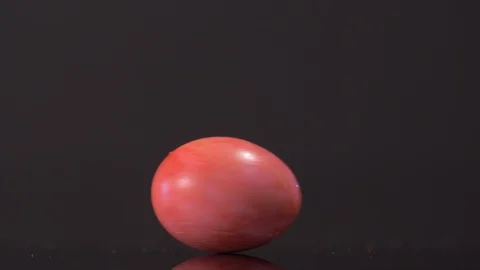 Easter Eggs Rotating on Black Background Stock-Footage 129117791