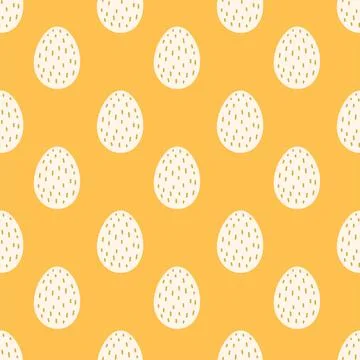 Easter eggs seamless pattern, Easter symbol, decorative vector elements. Easter 스톡 일러스트