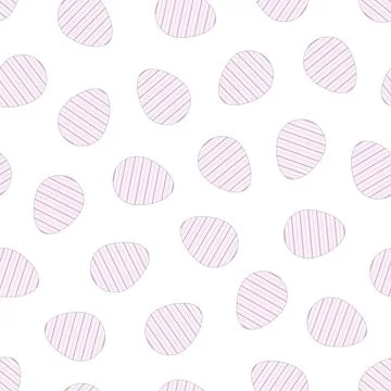 Easter eggs seamless pattern. Holiday background - delicate design. Vector イラスト素材