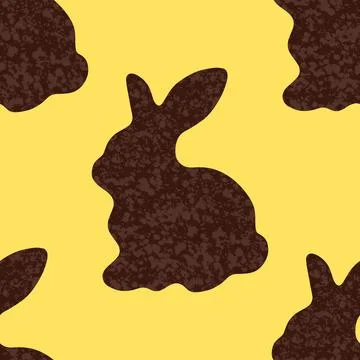 Easter eggs seamless rabbit pattern for wrapping paper and fabrics and linens 스톡 일러스트