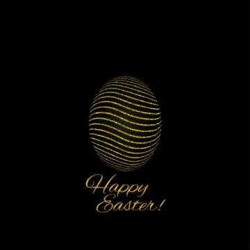 Easter eggs set Stock Illustration