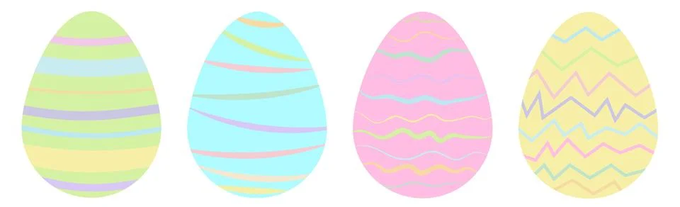 Easter eggs vector Stock Illustration