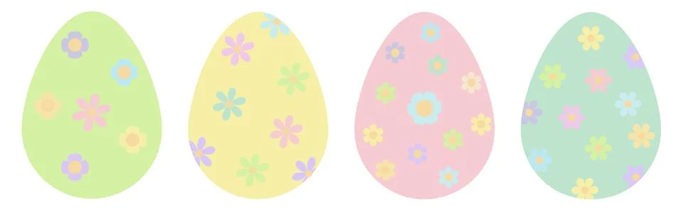 Easter eggs vector Stock Illustration