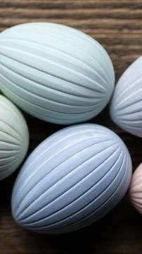 Easter eggs vertical background, pastel spring Stock Photos