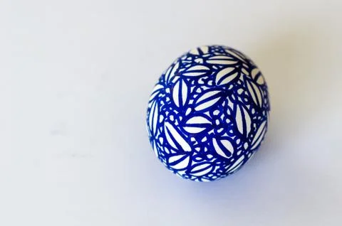 Easter eggs on the white background, celebration, easter, religion Stock Photos