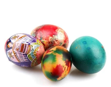 Easter eggs on white background Easter eggs on white background Copyright:... 스톡 사진