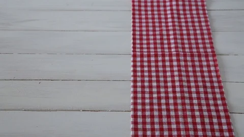 Easter eggs on the white wooden table Stock Footage 87644161