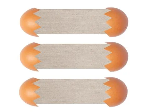 Easter eggs on whiter background Stock Illustration