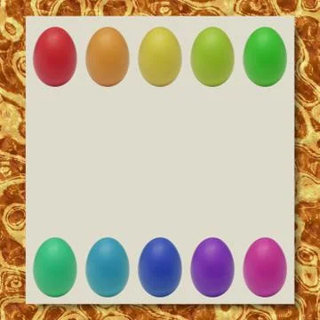 Easter eggs writing paper marble texture background 스톡 일러스트
