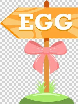 Easter element graphic icon illustration. Stock Illustration