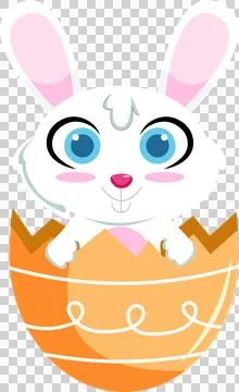 Easter element graphic icon illustration. Stock Illustration