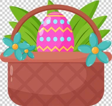 Easter element graphic icon illustration. Stock Illustration