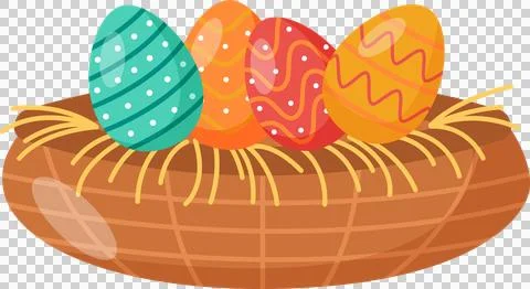 Easter element graphic icon illustration. Stock Illustration