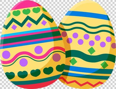 Easter element graphic icon illustration. Stock Illustration