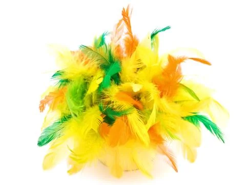 Easter Feathers Stock Photos