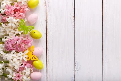 Easter festive background Stock Photos