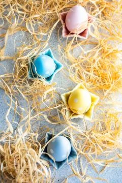Easter festive card Stock Photos