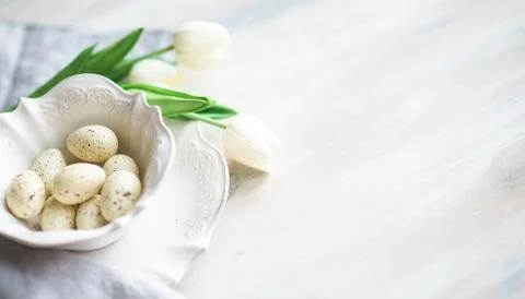 Easter festive concept Stock Photos