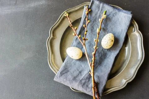 Easter festive concept Stock Photos