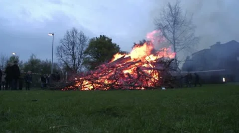 Easter Fire 2012 Stock Footage 10917449