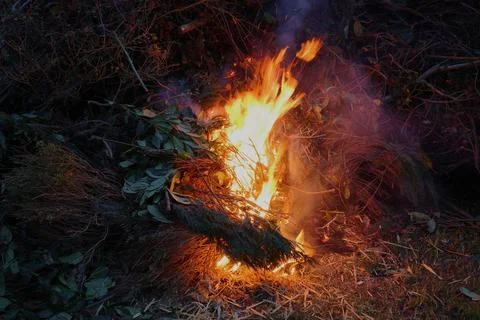 Easter fire in Germany Stock Photos