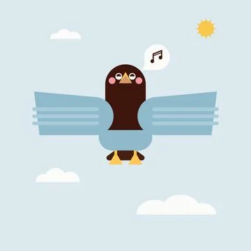 Easter Flat Simple Vector Illustration-11 Stock Illustration
