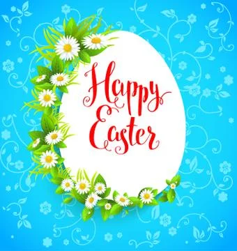 Easter flowers Stock Illustration