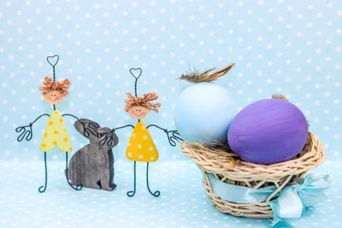 Easter food is on the table. Foto stock