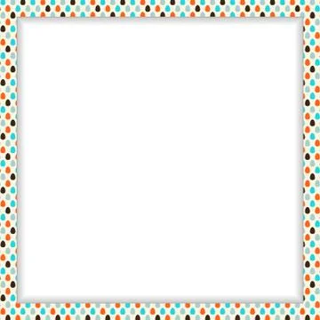 Easter frame (border) Stock Illustration