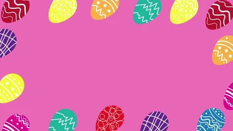 Easter frame Stock Footage 146973533