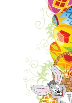 Easter Frame Stock Illustration
