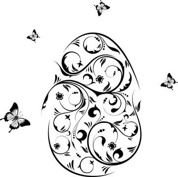 Easter Frame Stock Illustration