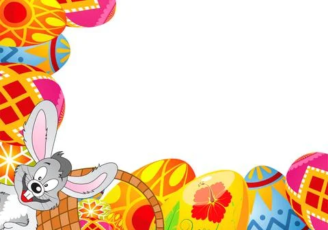 Easter Frame Stock Illustration
