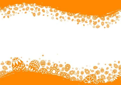 Easter frame Stock Illustration