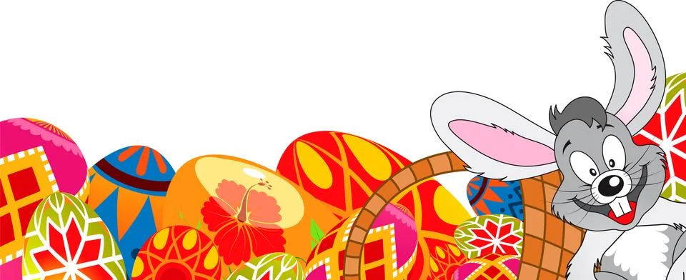 Easter Frame Stock Illustration