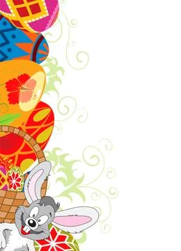 Easter Frame Stock Illustration