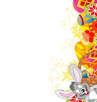 Easter Frame Stock Illustration