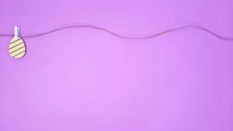 Easter garland Stock Footage 261733619